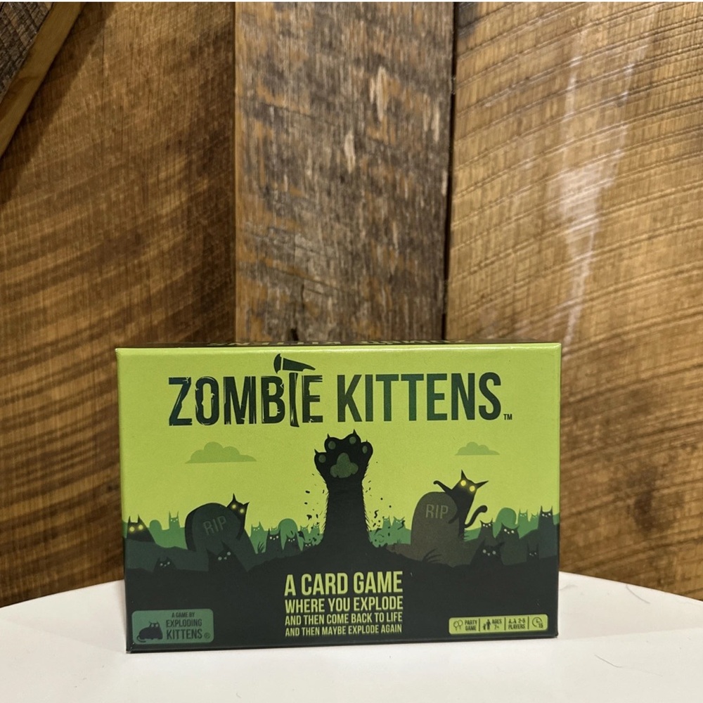 Zombie Kittens Card Game by Exploding Kittens - Fun Family Card Games for Adults